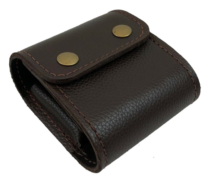 (image for) Top Grain Leather 10x Rifle Cartridge Belt Pouch